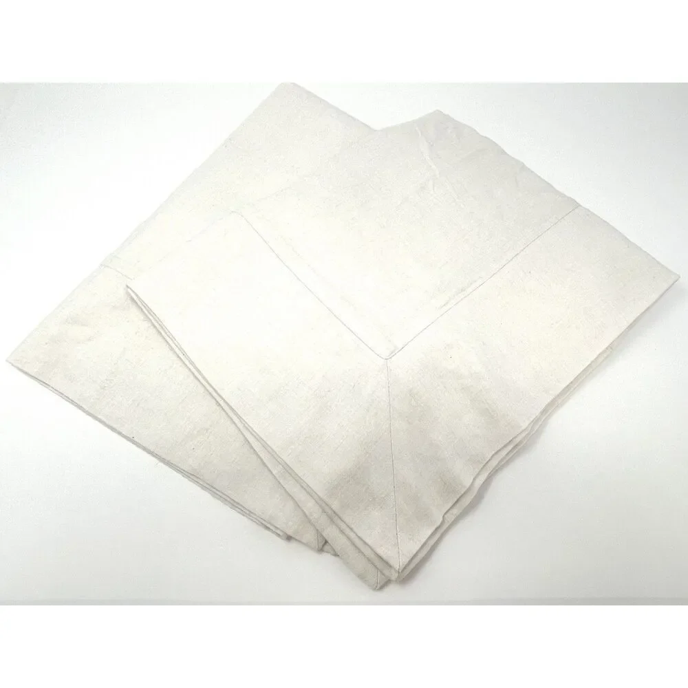 Banana Republic Home Cotton Cashmere Silk King Shams Set Of 2 Wide Flange NWOT